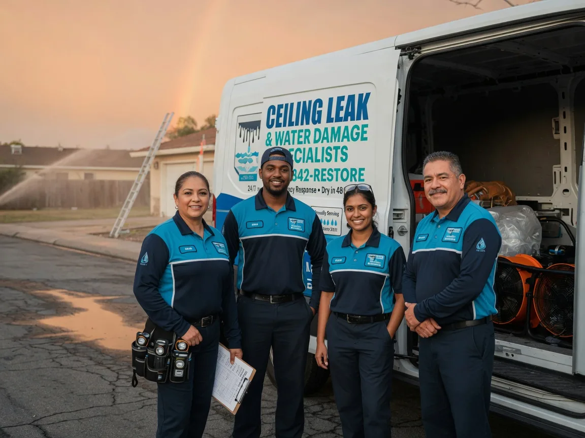 Ceiling Leak Cleanup company in Bagwell, TX